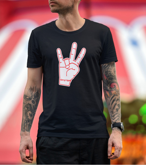 Premium T-Shirt: Houston Cool Hand Symbol Youth Fashion T-Shirt Houston Cool Hand Symbol Youth Fashion T-Shirt