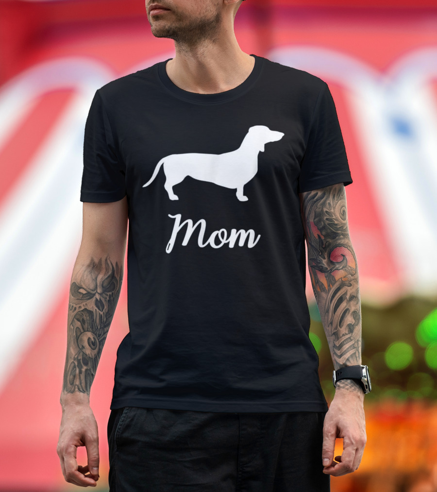 Doxie Wien Dachshund Mom T-Shirt