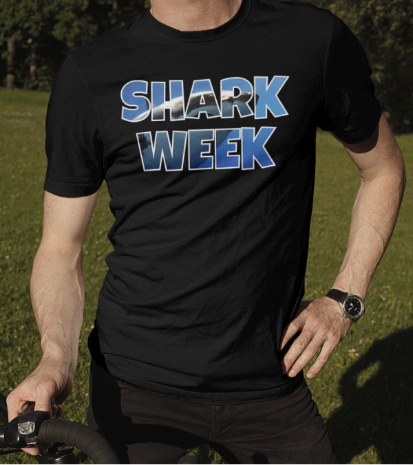 Shark Week Distressed Look T-Shirt
