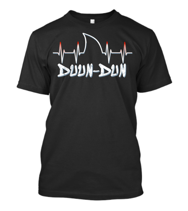 Shark Heartbeat Duun Dun Week Ocean Adventure T-Shirt
