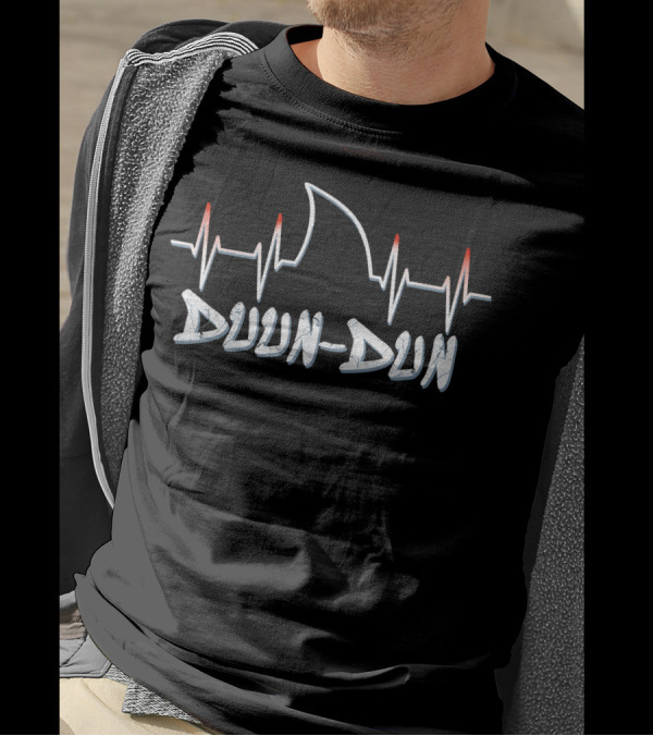 Shark Heartbeat Duun Dun Week Ocean Adventure T-Shirt