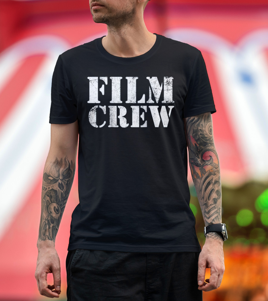 Film Crew Back Only T-Shirt for Shooting Professionals T-Shirt