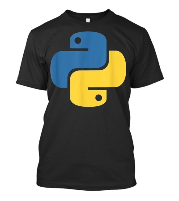 Python Programming Language Emblem For Developers T-Shirt