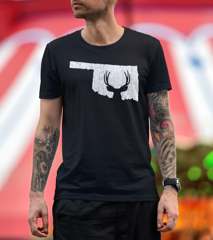 Oklahoma Deer Hunter Hunting Season State Deer T-Shirt