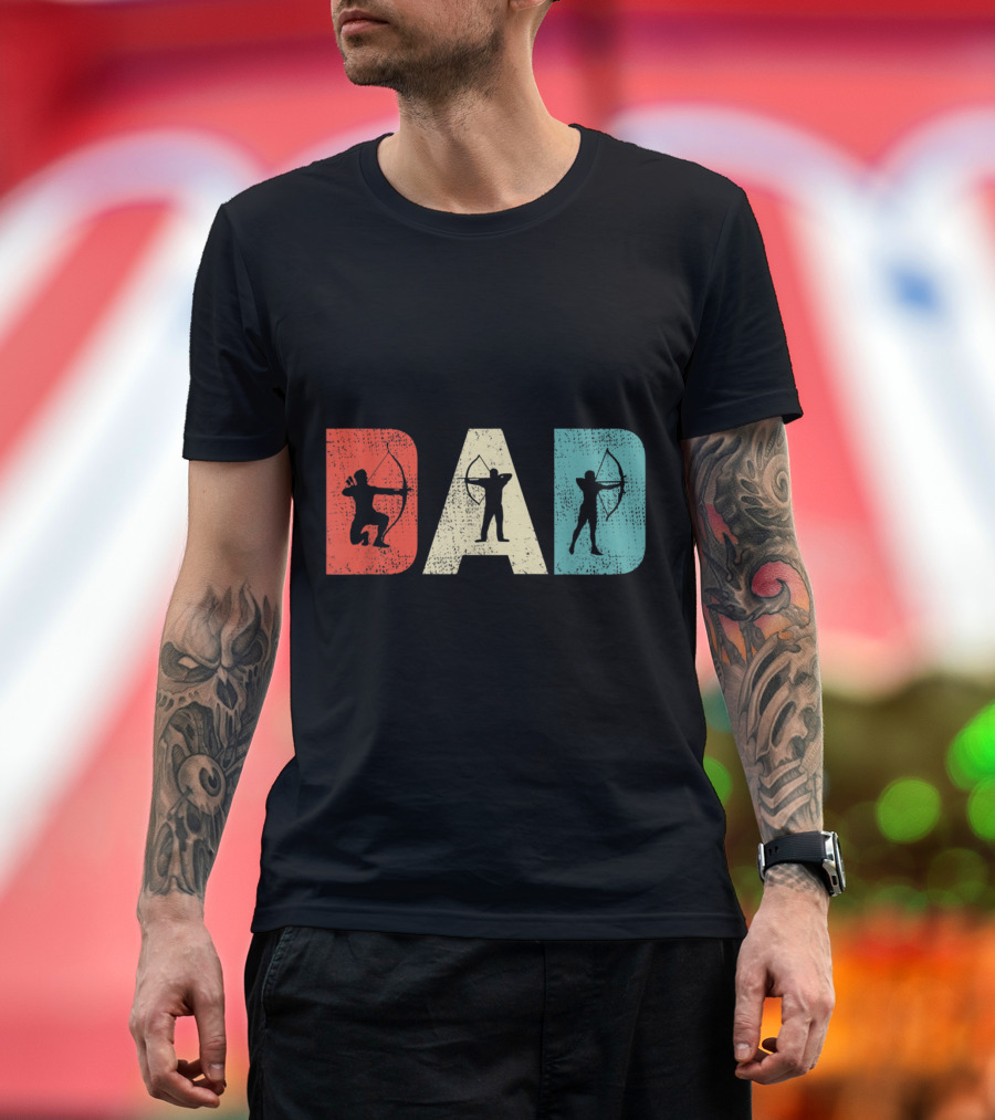 Vintage Archery Dad Bow T-Shirt