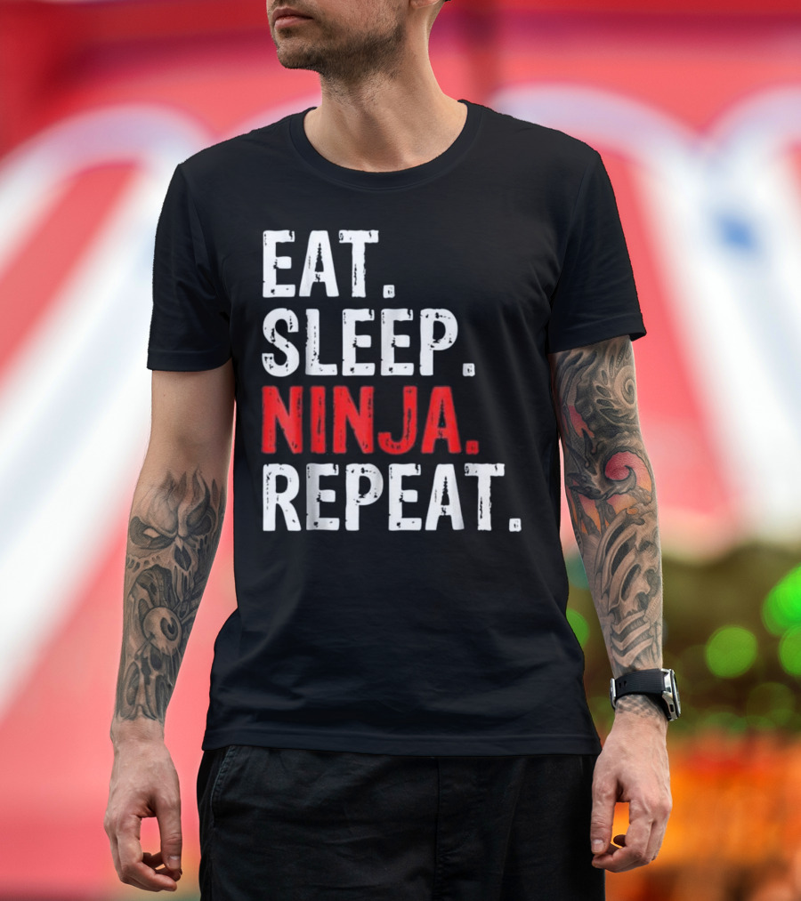 Eat Sleep Ninja Repeat T-Shirt