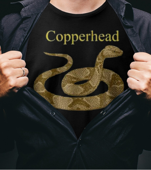 Copperhead Snake Venomous Pit Viper Serpent T-Shirt