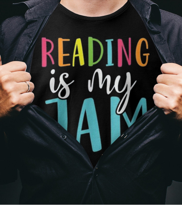 Reading Is My Jam Funny Back To School Teach T-Shirt