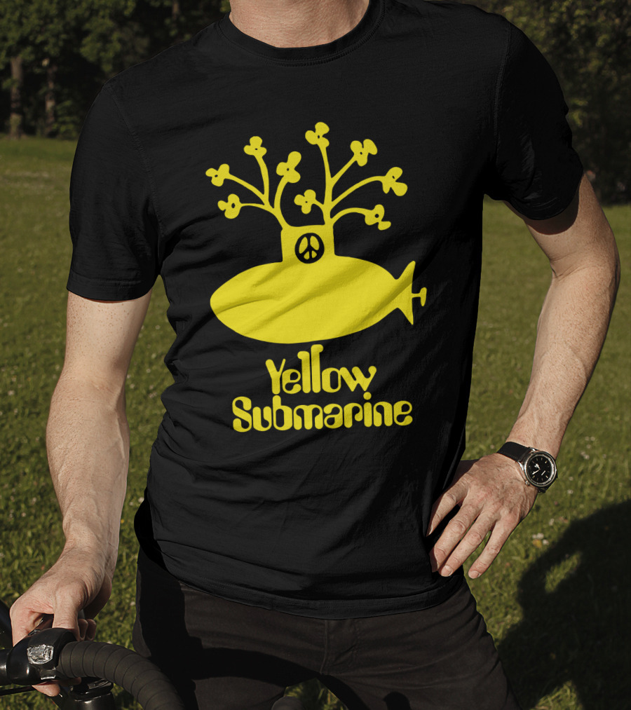 Yellow Submarine Peace Symbol Submarine T-Shirt