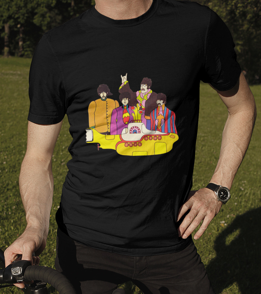 Tb 42 Yellow Submarine Cartoon Quartet T-Shirt