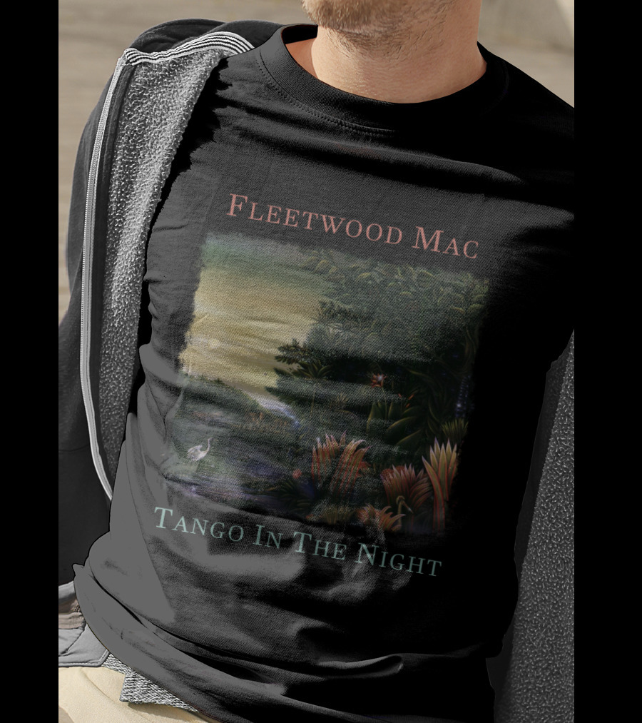 Fleetwood Mac Tango In The Night Album Cover Art T-Shirt