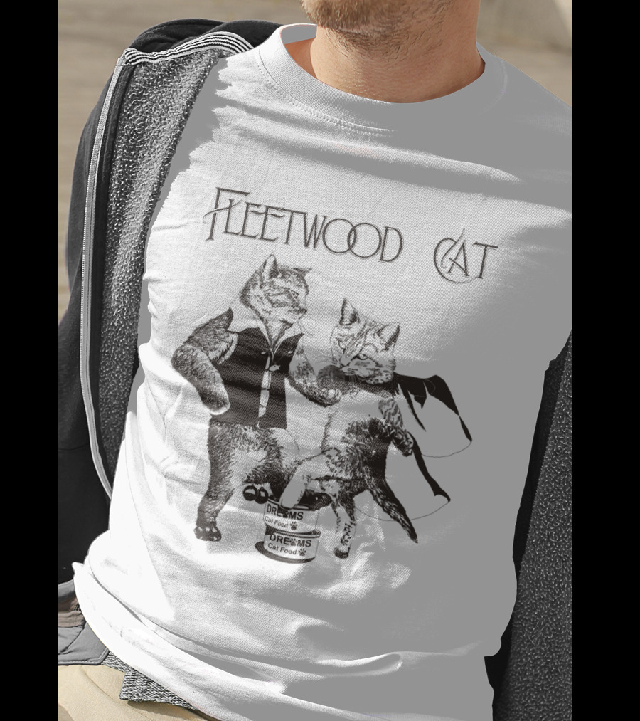 Fleetwood Cat Dreams Cat Food Dancing Cats T-Shirt