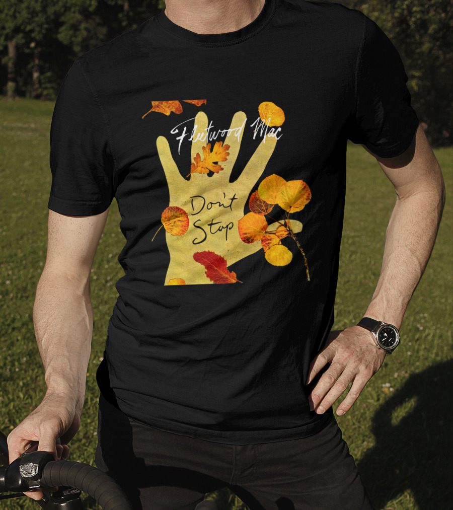 Don't Stop Fw 17 Autumn Leaves Hand T-Shirt