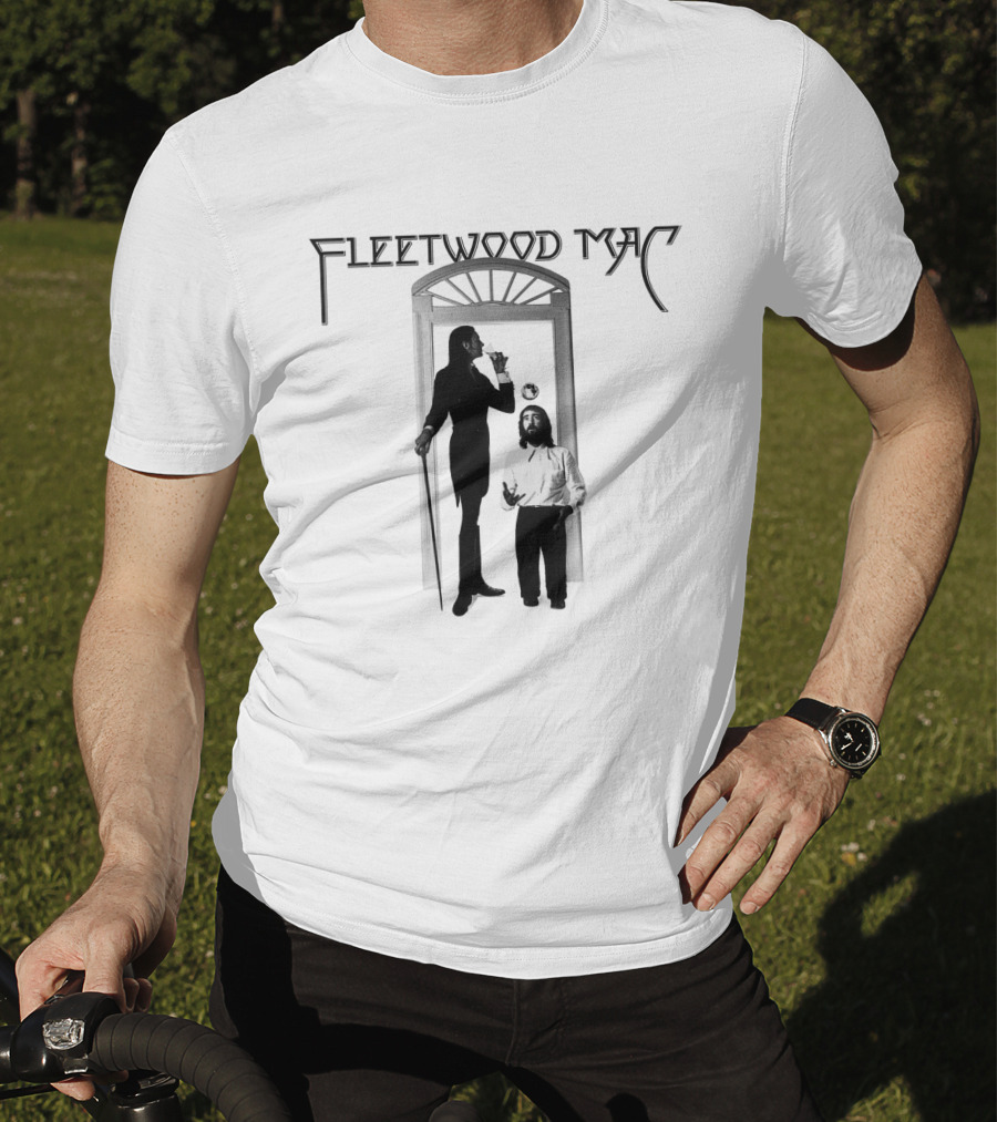 Fleetwood Mac Vintage Style Photographic Doorway Scene T-Shirt