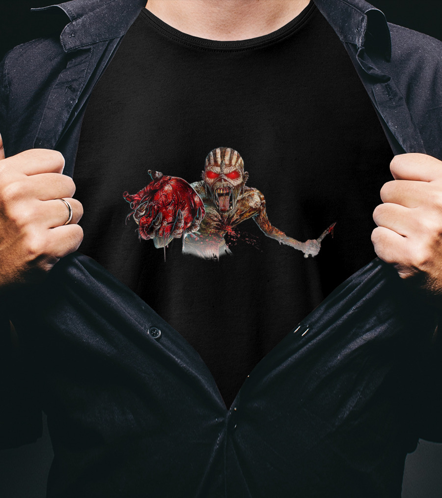 Ir 36 Eddie The Head Zombie T-Shirt