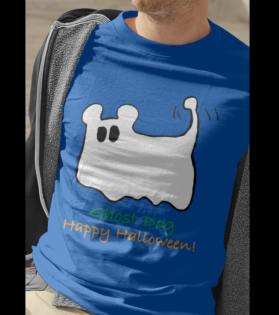 Ghost Dog Happy Halloween T-Shirt