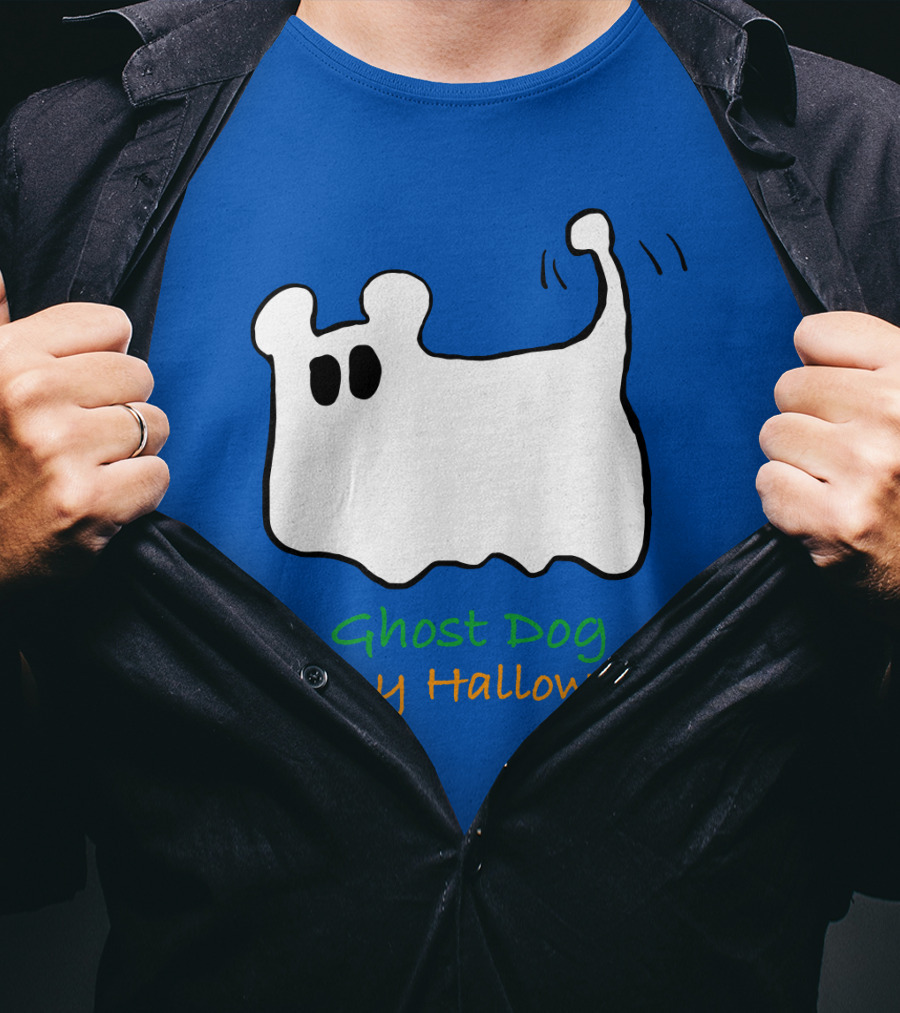 Ghost Dog Happy Halloween T-Shirt