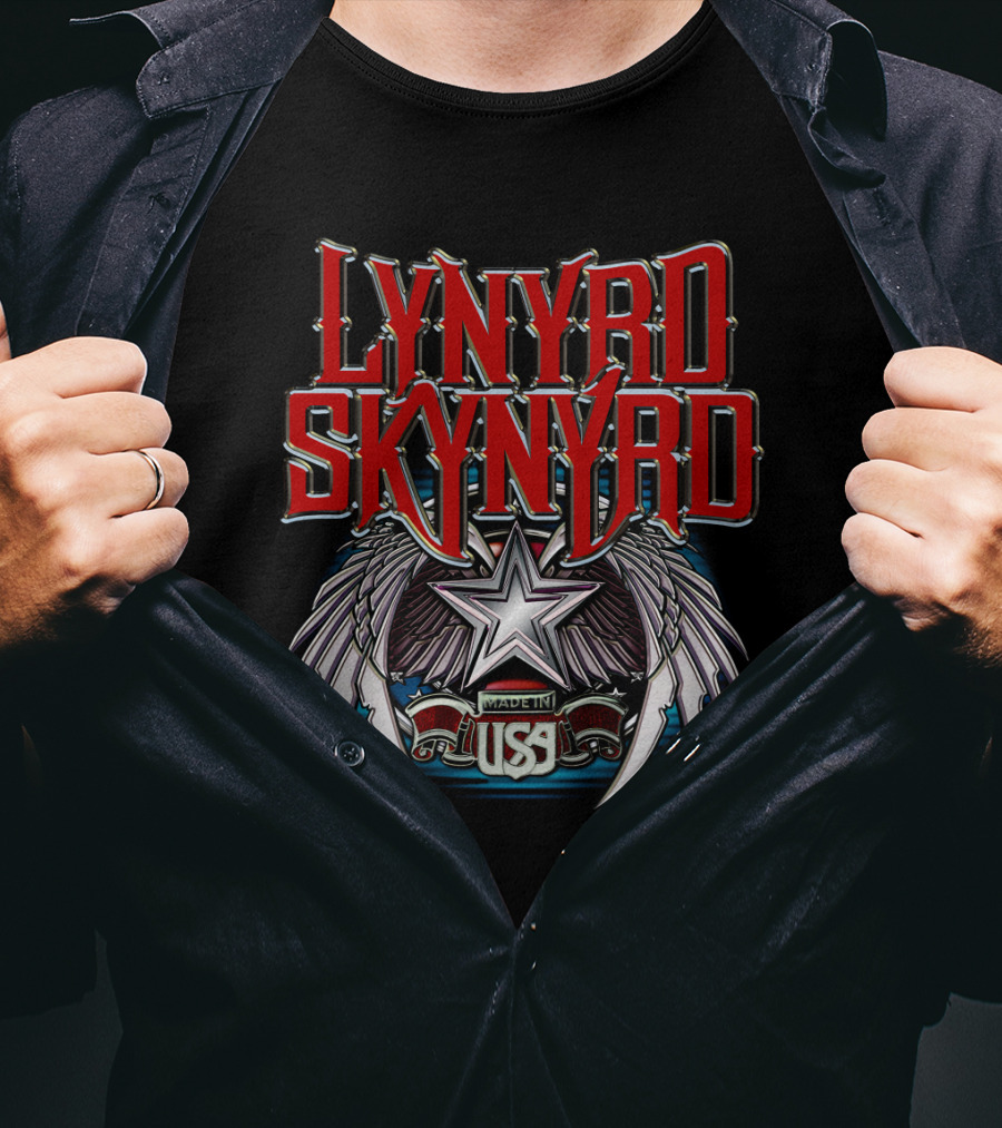 Lynyrd Skynyrd Made In Usa Star Wings T-Shirt