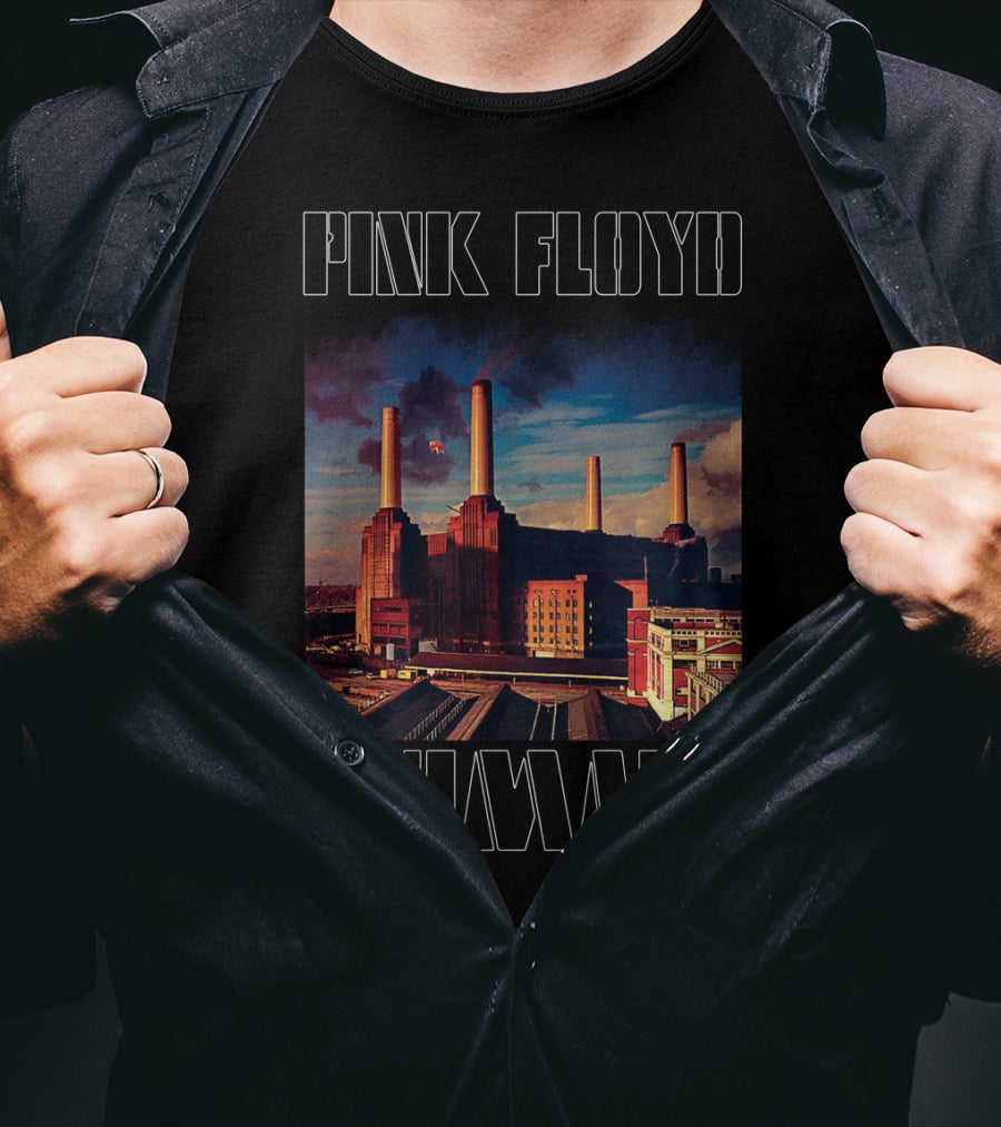 Pink Floyd Animals Battersea Power Station Cover Art T-Shirt