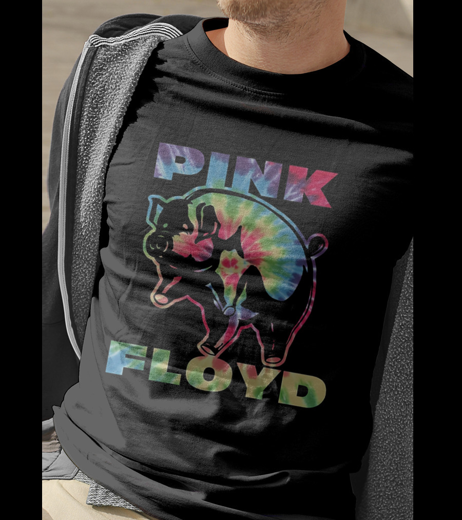 Pink Floyd Tie-Dye Pig T-Shirt