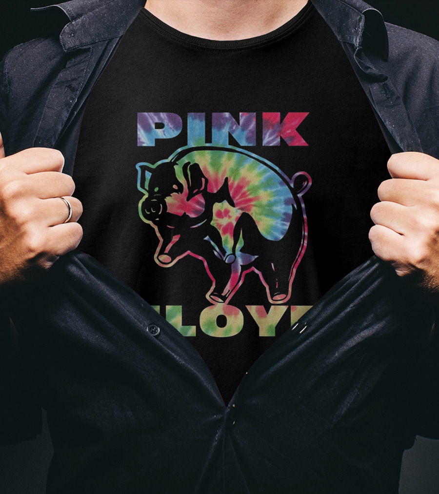 Pink Floyd Tie-Dye Pig T-Shirt