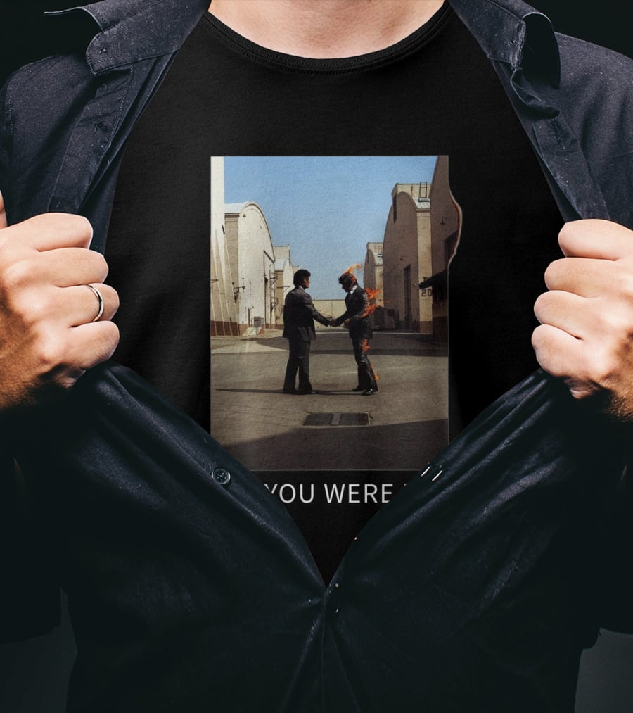 Pf Wish You Were Here Album Cover Iconic Handshake Scene T-Shirt