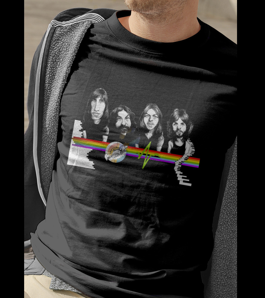 Pink Floyd Dark Side Of The Moon The Wall Band Members T-Shirt