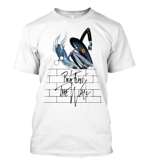 Pink Floyd The Wall Surreal Characters And Brick Wall T-Shirt