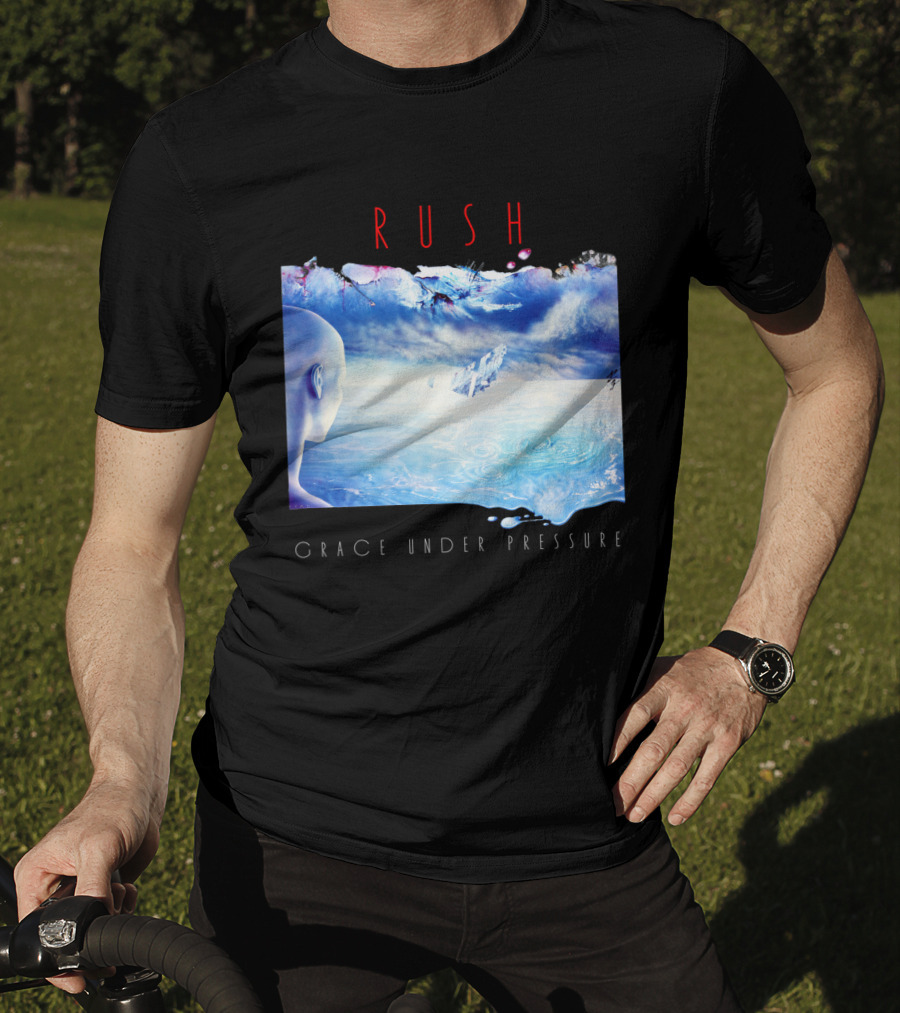Rush Grace Under Pressure Album Cover Art With Surreal Ocean And Sky T-Shirt