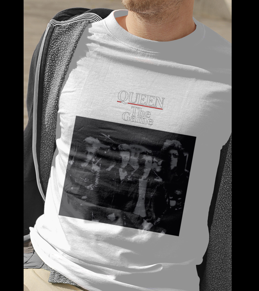 Queen The Game Band Photo Vintage Album Cover T-Shirt