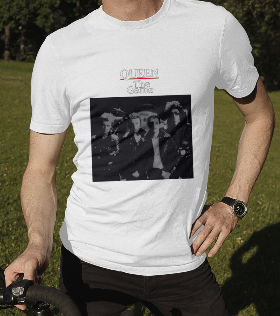 Queen The Game Band Photo Vintage Album Cover T-Shirt