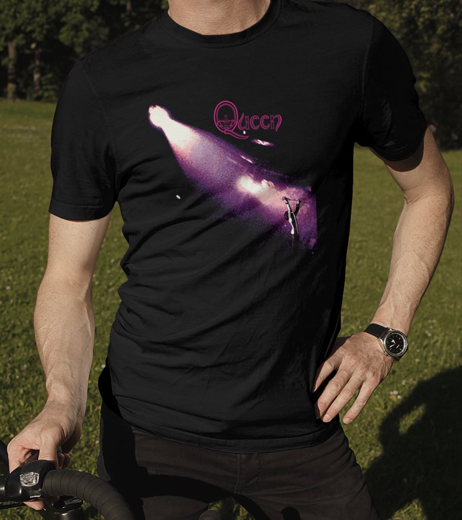 Queen Band Concert Stage Spotlight Freddy Mercury Iconic Performance T-Shirt