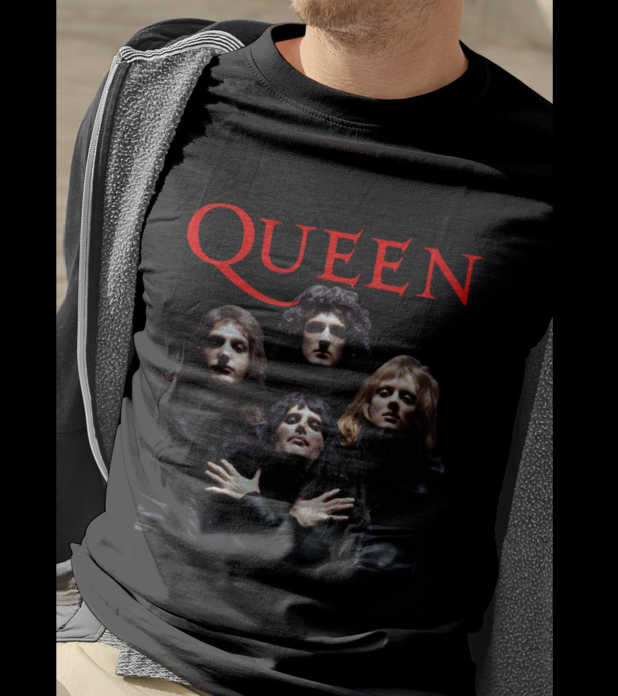 Queen Ii Album Cover Iconic Band Pose T-Shirt