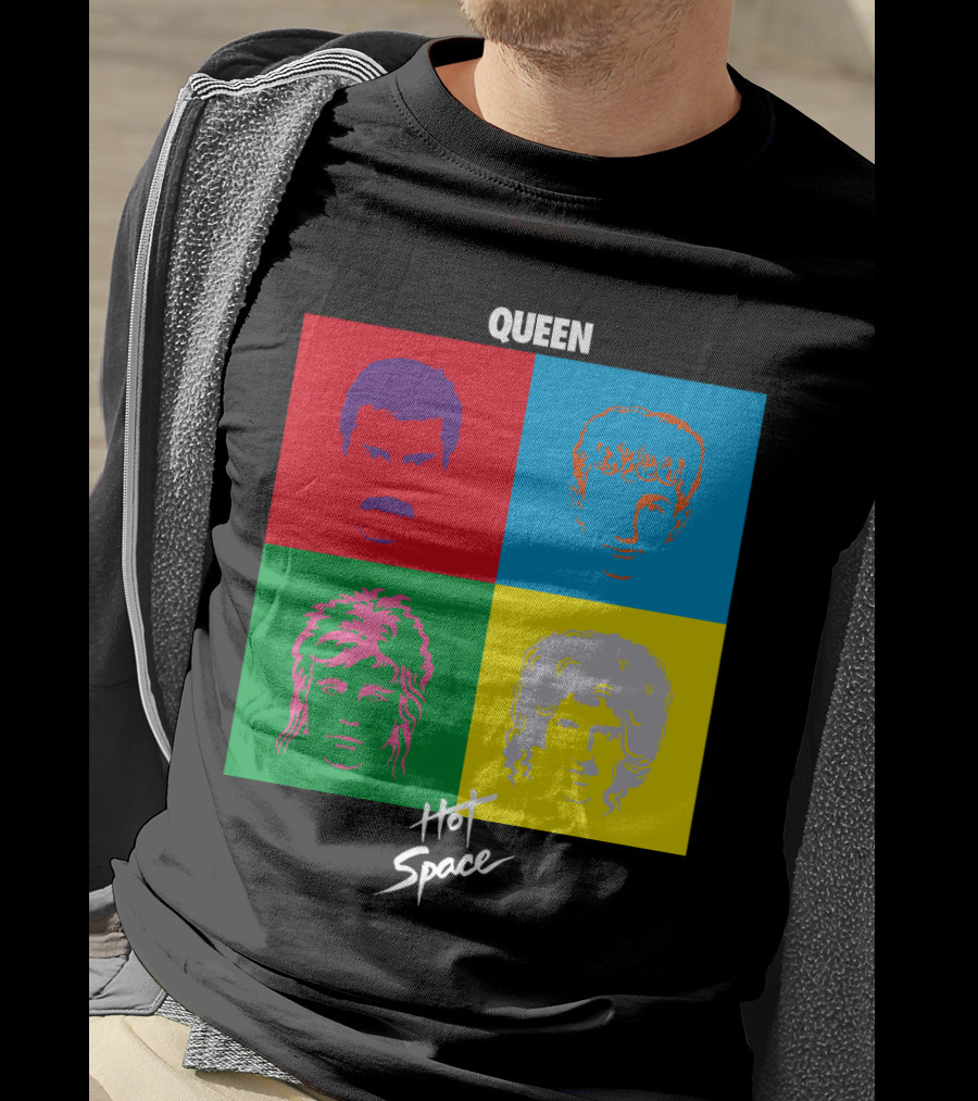 Queen Hot Space Album Pop Art Faces T-Shirt