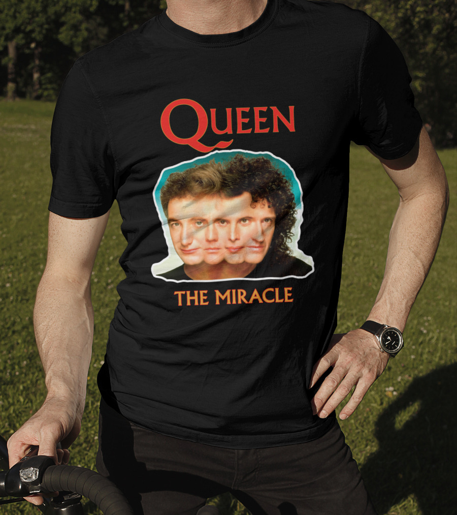 Queen The Miracle Album Cover Collage Faces T-Shirt