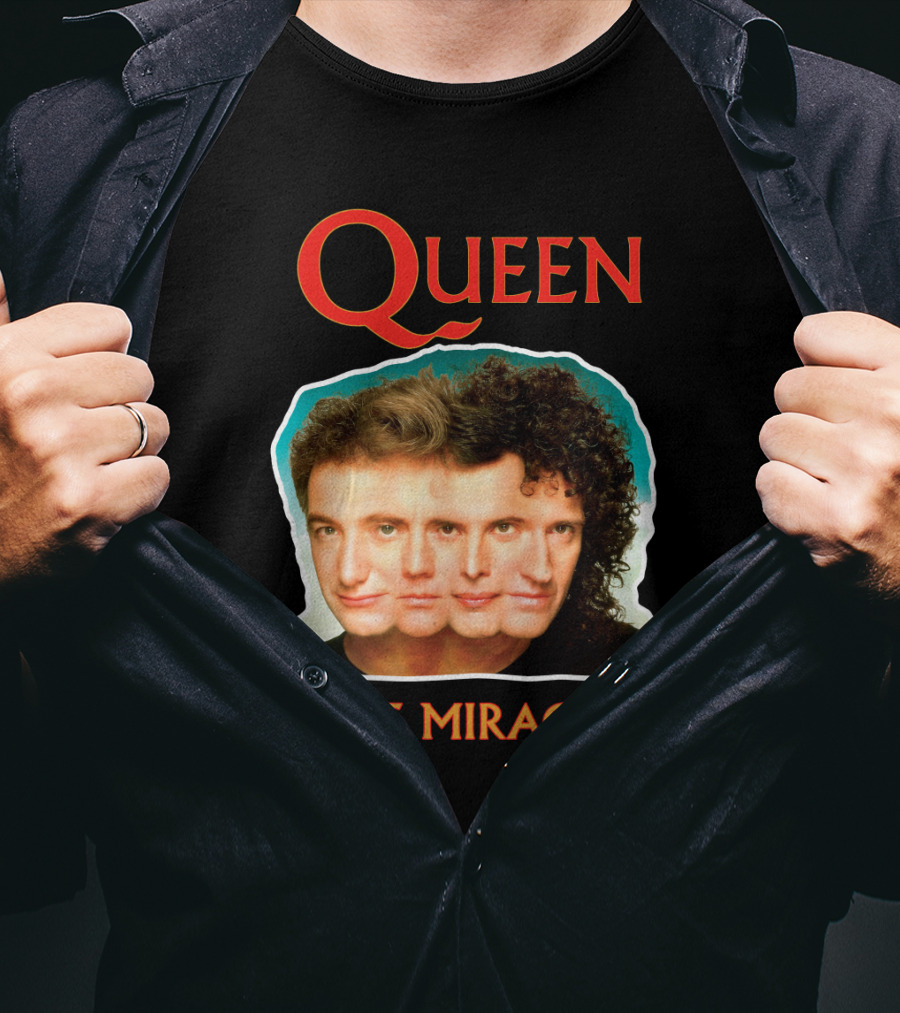 Queen The Miracle Album Cover Collage Faces T-Shirt