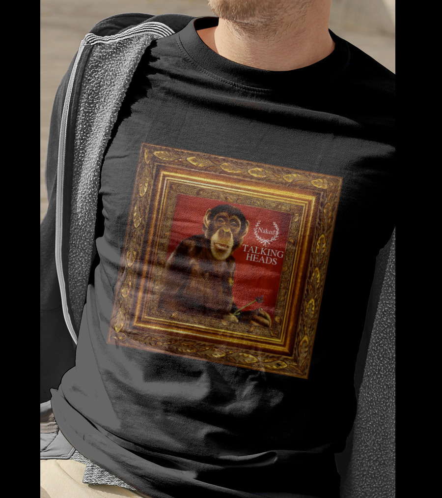 Talking Heads Naked Primate Portrait Album Cover Art T-Shirt