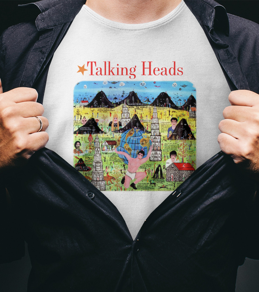 Talking Heads - Little Creatures Album Cover Art T-Shirt