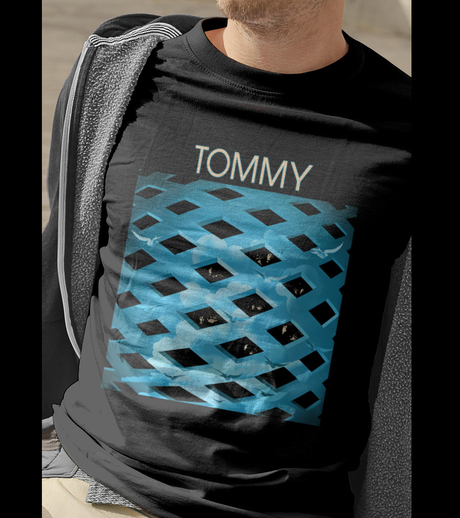 Tommy The Who Rock Opera Album Art Clouds And Sky T-Shirt