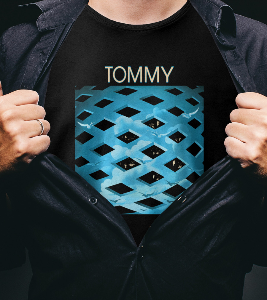 Tommy The Who Rock Opera Album Art Clouds And Sky T-Shirt