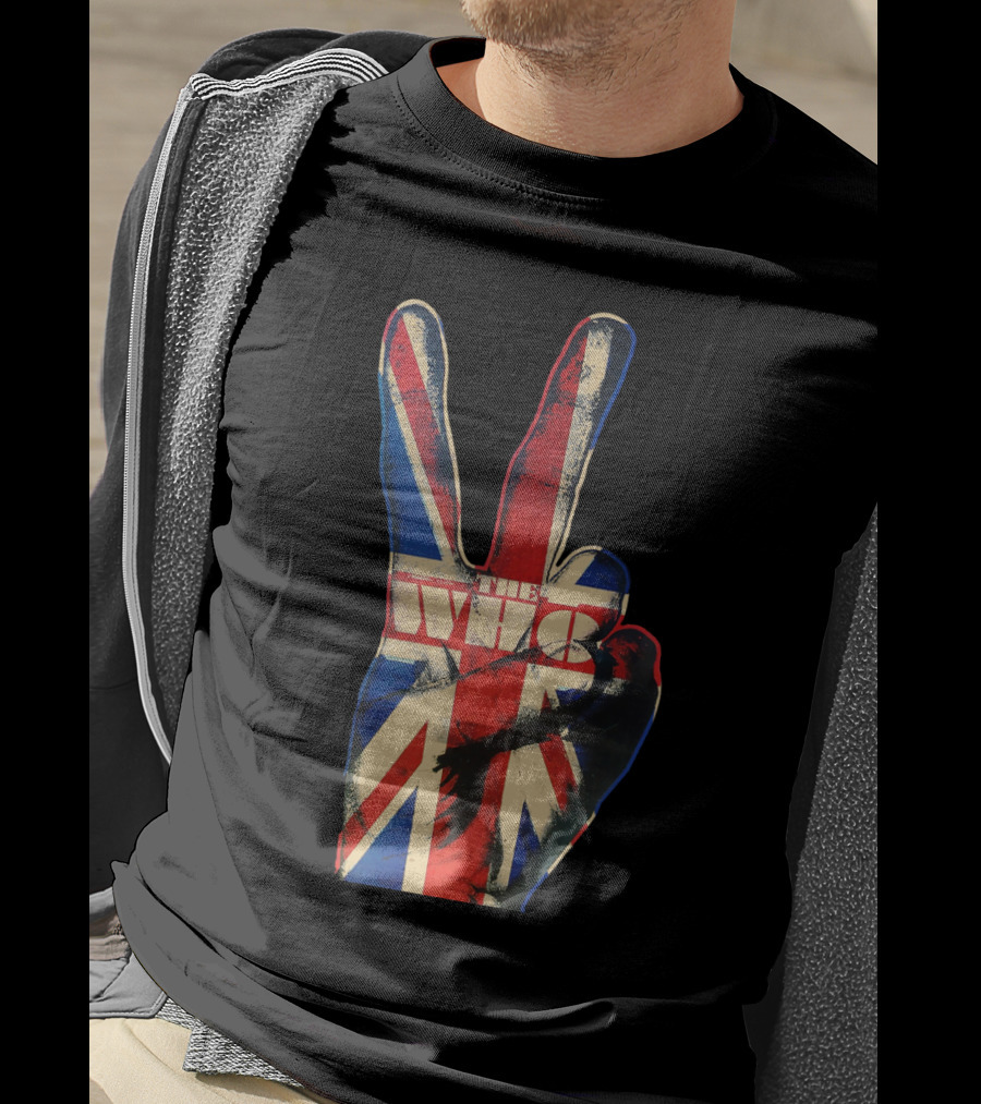 The Who Union Jack Peace Sign T-Shirt