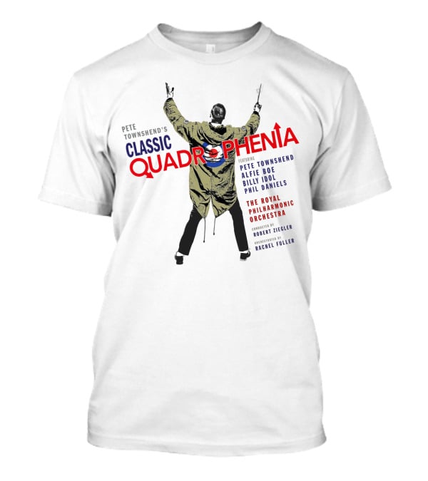 Pete Townshend's Classic Quadrophenia The Royal Philharmonic Orchestra Alfie Boe Billy Idol Phil Daniels T-Shirt