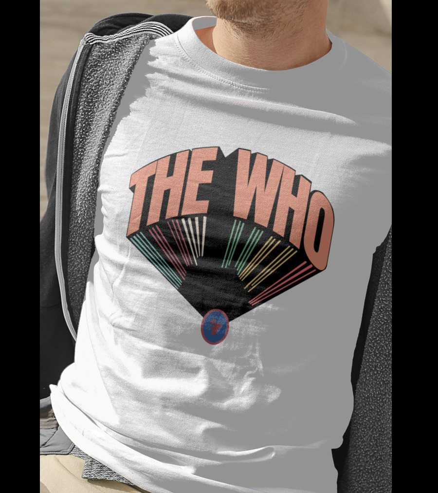 The Who 7 Fan-Shaped Retro T-Shirt