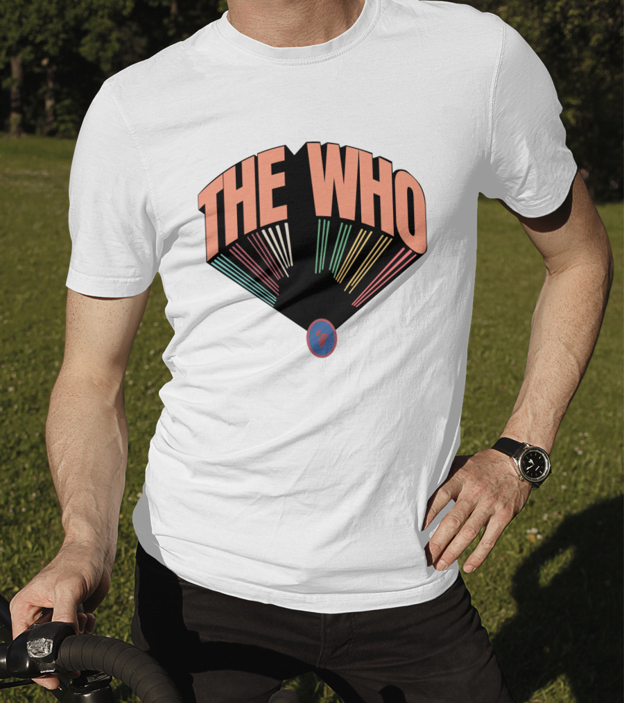 The Who 7 Fan-Shaped Retro T-Shirt