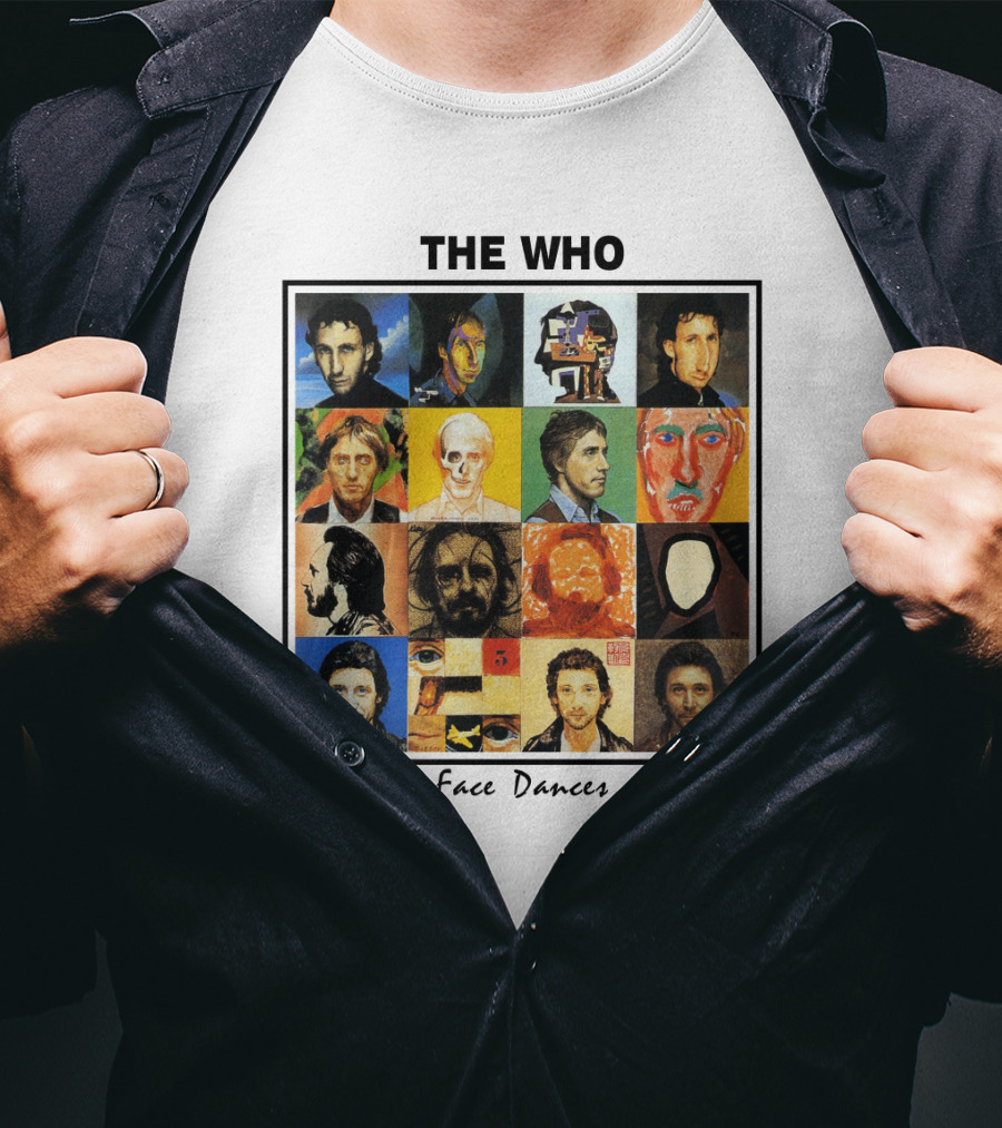 The Who Face Dancers Album Cover T-Shirt