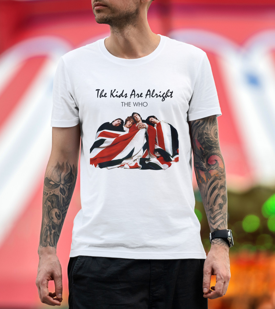 The Kids Are Alright The Who Union Jack Blanket T-Shirt