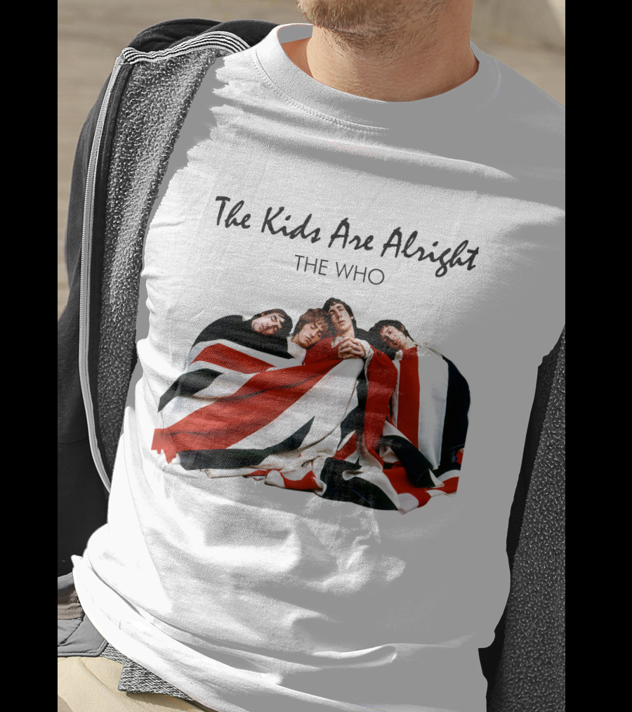 The Kids Are Alright The Who Union Jack Blanket T-Shirt