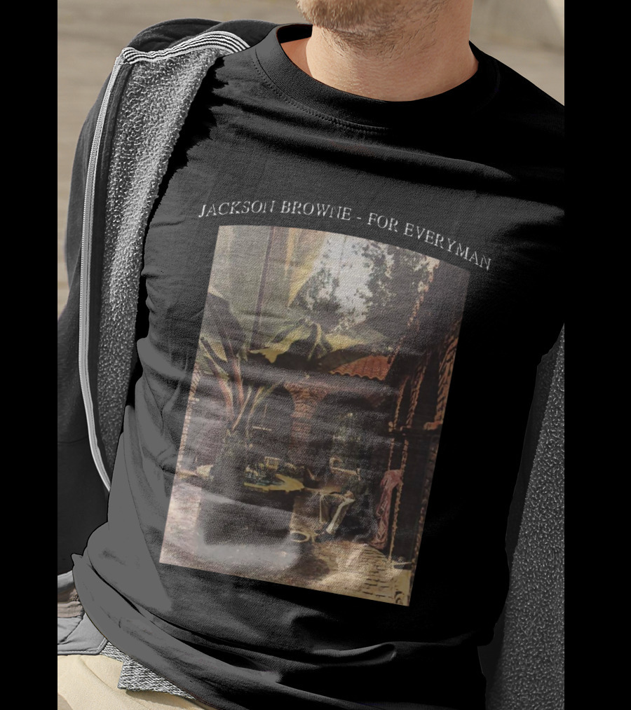 Jackson Browne For Everyman Courtyard Scene T-Shirt