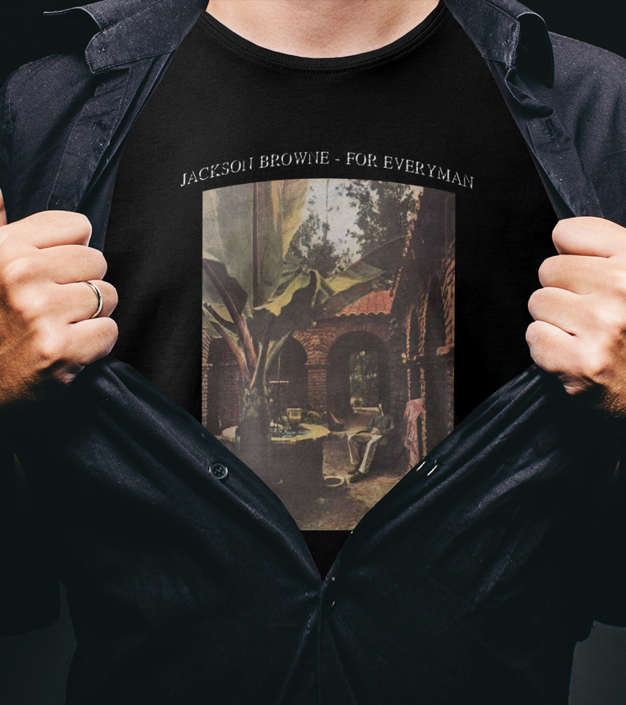 Jackson Browne For Everyman Courtyard Scene T-Shirt