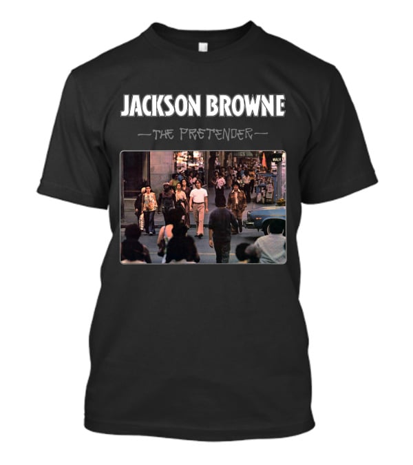 Jackson Browne The Pretender Street Scene Album Cover T-Shirt